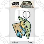 Star Wars RK39325C Grogu Frog The Mandalorian Licenced PVC Rubber Keychain Key Ring