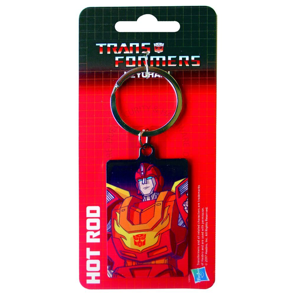 Hasbro Transformer Hotrod Autobot Premium Steel Licensed Keychain