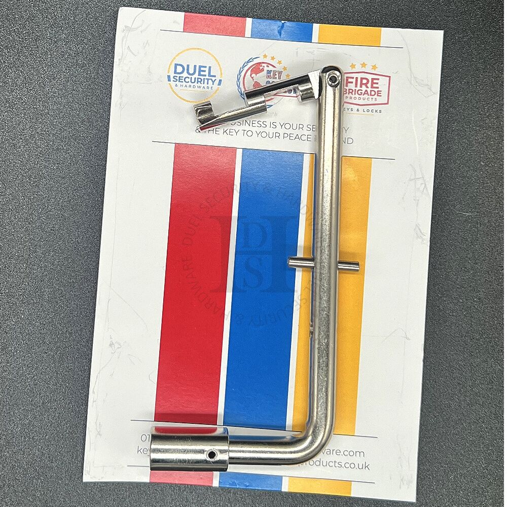 Duel Security DK2 Drop Key with Lift Attachment FB Fire Brigade
