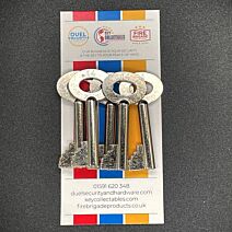 Fire Brigade Products FB14 Fire Brigade Large Yellow Padlock Key Pack of 5