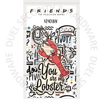 Friends The Television Series RK38950C You are my Lobster Licensed Rubber Keychain-Keyring