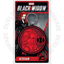 Marvel RK39043C Black Widow (Mark Of The Widow) Licensed Rubber Keychain-Keyring