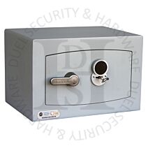 Securikey Mini Vault FR Gold Size 0 7 Litre Capacity Fire Resistant Freestanding Safe Keylocking - £4000 Cash Rating