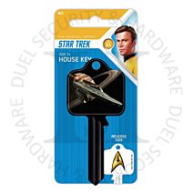Star Trek Original Series Enterprise - Insignia KEY00123 6-Pin UL2 Universal Section Cylinder Key Blank