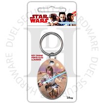 Star Wars Luke Skywalker-Darth Vader Painted Licensed Keyring-Keychain
