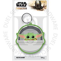 Star Wars RK39061C The Manalorian - The Child Grogu Licenced Rubber Keychain-Keyring