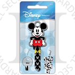 Disney Mickey Mouse Shaped Licensed Universal 6 Pin Cylinder Key Blank