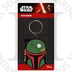 Star Wars RK38342C Boba Fett Licenced Rubber Keychain-Keyring