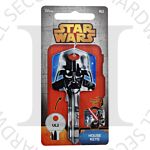 Star Wars DARTH VADER Painted Licensed Universal 6-Pin Cylinder Key Blank