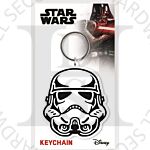 Star Wars RK38340C Stormtrooper Licenced Rubber Keychain-Keyring