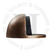 Carlisle Brass AA20AB Oval Half Moon Shaped Floor Mounted Door Stop Antique Brass