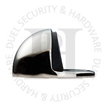 Carlisle Brass AA20PN Oval Half Moon Shaped Floor Mounted Door Stop Polished Nickel