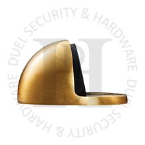 Carlisle Brass AA20SB Oval Half Moon Shaped Floor Mounted Door Stop Satin Brass