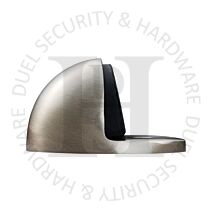Carlisle Brass AA20SN Oval Half Moon Shaped Floor Mounted Door Stop Satin Nickel