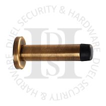 Carlisle Brass AA21AB 72mm Cylindrical Wall Mounted Door Stop With Rose Antique Brass