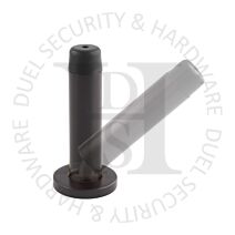 Carlisle Brass AA21MSBRZ Sprung 72mm Cylindrical Wall Mounted Door Stop With Rose Matt Bronze