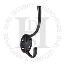 Carlisle Brass AA25MB Face Fixing Hat & Coat Hook Matt Black
