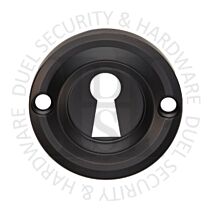 Carlisle Brass AQ41MB 42mm Diameter UK Keyway Face Fix Escutcheon Matt Black