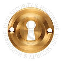 Carlisle Brass AQ41SB 42mm Diameter UK Keyway Face Fix Escutcheon Satin Brass