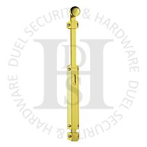 Carlisle Brass AQ82EXPB 355mm Face Fix Slide Action Surface Mounted Extended Bolt Polished Brass