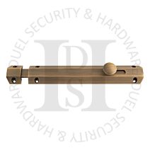 Carlisle Brass AQ83AB 203mm Face Fix Slide Action Surface Mounted Bolt Antique Brass
