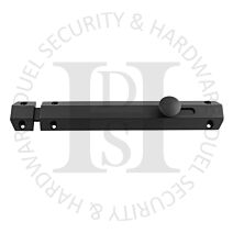 Carlisle Brass AQ83MB 203mm Face Fix Slide Action Surface Mounted Bolt Matt Black