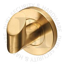 Carlisle Brass LX03SPVD Single Concealed Fix Robe Hook Bright Satin PVD Brass