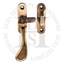 Carlisle Brass M73AB Reversible Face Fix Hook Plate Casement Fastener Antique Brass
