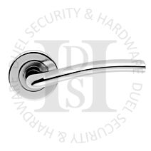 Carlisle Brass SZC040CP CUATRO Lever Handle On Round Rose Polished Chrome