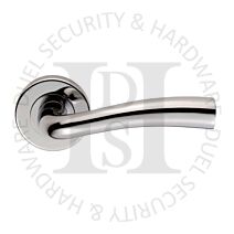 Carlisle Brass SZC050CP CINCO Lever Handle On Round Rose Satin Chrome