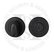 Carlisle Brass SZM004MB Round 50mm Diameter Thumbturn & Release Matt Black