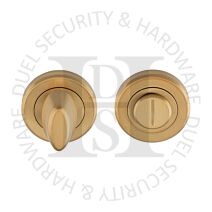 Carlisle Brass SZM004SB Round 50mm Diameter Thumbturn & Release Satin Brass