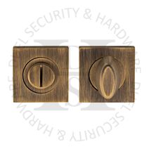Carlisle Brass SZM004SQAB Square 51mm Thumbturn & Release Antique Bronze