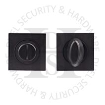 Carlisle Brass SZM004SQAB Square 51mm Thumbturn & Release Matt Black