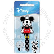 Disney UL2-D103 Mickey Mouse Shaped Licensed Universal 6 Pin Cylinder Key Blank