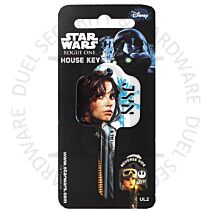 Star Wars KEY00047C Jyn Rogue One Licensed UL2 Universal 6-Pin Cylinder Key Blank