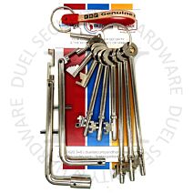 Fire Brigade Products SET11FOB Set of 9 Genuine Fire Brigade Keys Both DK1 & DK2 Drop Key With Security Fob Pack of 1