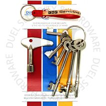 Fire Brigade Products SET6FOB-MBK Set of 6 Genuine Fire Brigade Keys Meter Box Key With Security Fob Pack of 1