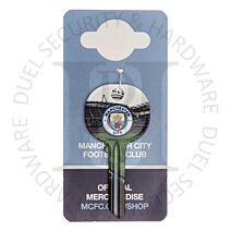 Football S422MC Manchester City Stadium Badge Emblem Motif Licensed 6-Pin UL2 Universal Cylinder Key Blank