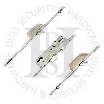 GU 63261002 Europa Latch Deadbolt 2 Hooks 2 Rollers Split Spindle Multipoint Door Mechanism Top Hook to Spindle 570mm