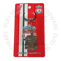 European Football Club ER015 Liverpool Bronze Logo Souvenir Keychain