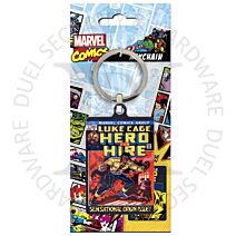 Marvel MK38784C Luke Cage-Power Man Hero For Hire Premium Steel Licensed Keychain-Keyring