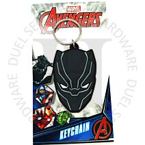 Marvel RK39270C Black Panther Head Licensed PVC Rubber Keychain Key Ring