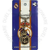European Football Club ER013 Real Madrid Bronze Logo Souvenir Keychain