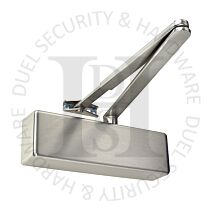 Rutland TS-3204BC-SLFB-SNPSNP Size 3-4 Scissor Back Check Overhead Door Closer Satin Nickel Plated Cover