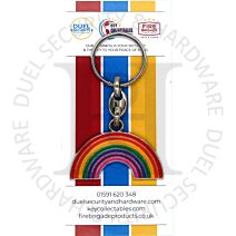 Key Collectables CA211 Rainbow Coloured Enamel Key Ring
