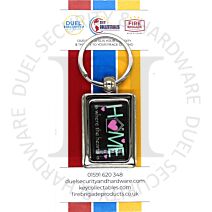 Key Collectables CA362 Home Range Home Is Where The Heart Is Enamel Key Ring