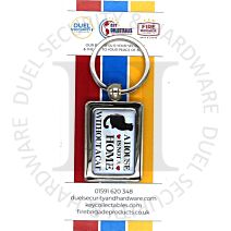 Key Collectables CA365 Home Range House Is Not A Home Without A Cat Key Ring