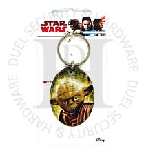 Star Wars KC-SW2 Yoda Painted Licensed Metal Keychain Key Ring