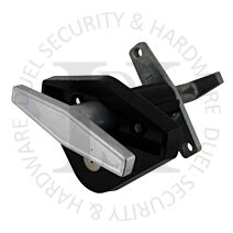 Starfleet 40016V Rear Fix Garage Door Flush Fitting Anti Vandal Handle Black Silver